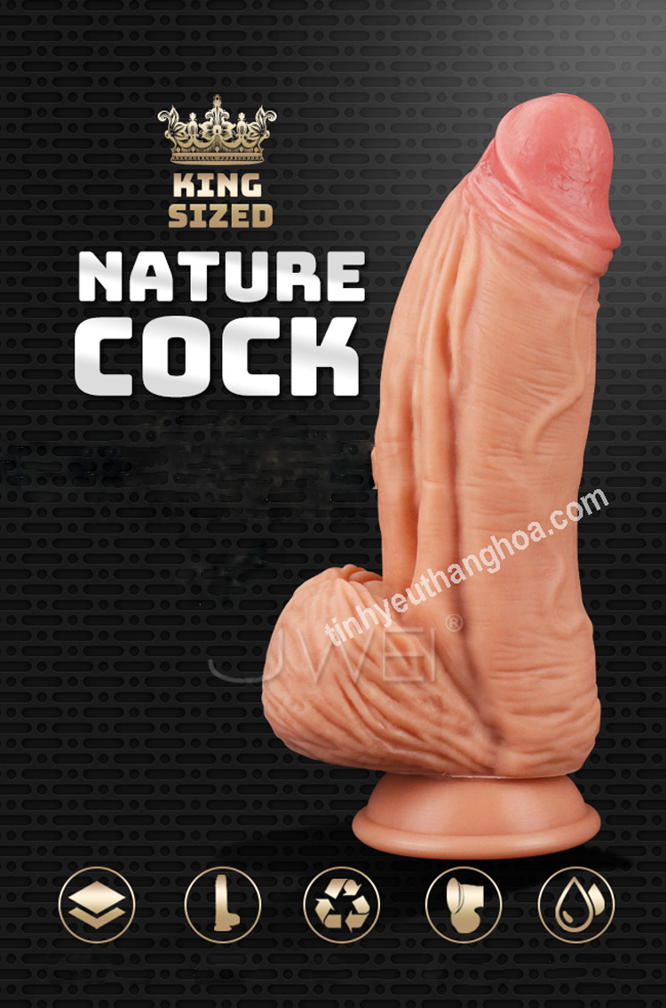 Đồ Chơi Người Lớn Nature Cock Có Đế Hút - Thỏa Mãn Cảm Giác